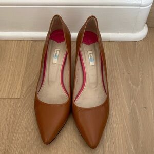 Boden Women's Brown camel color Heels  Size 38.5/ 7.5